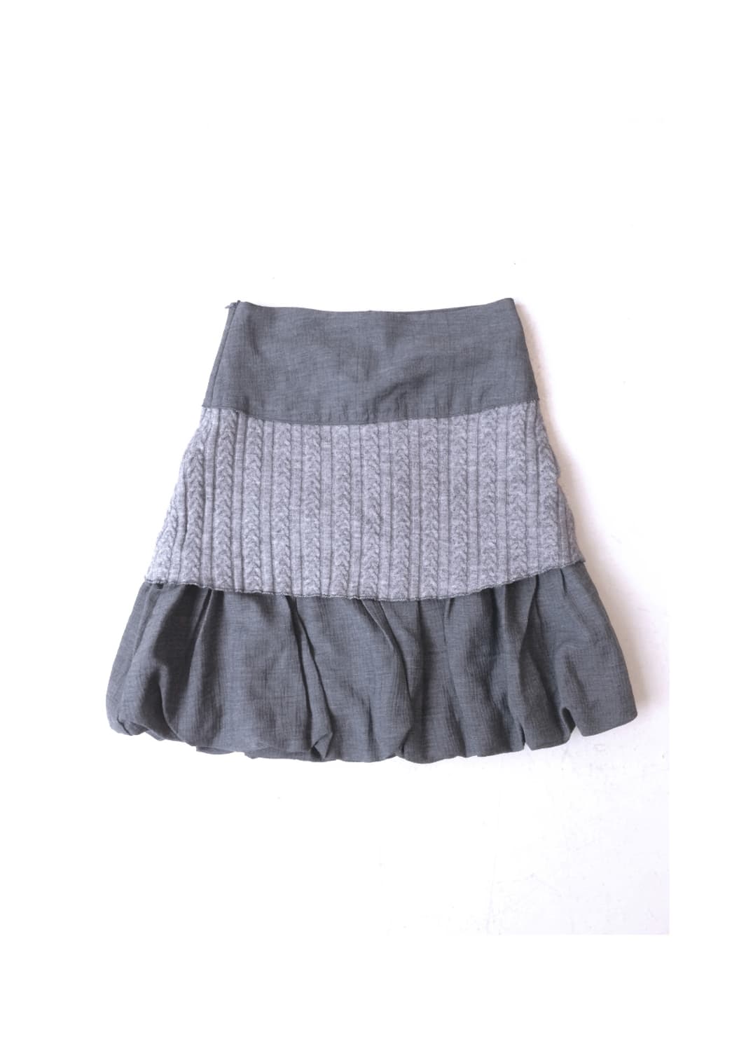 묘랑 노르딕 벌룬 미디 스커트 상품이미지1