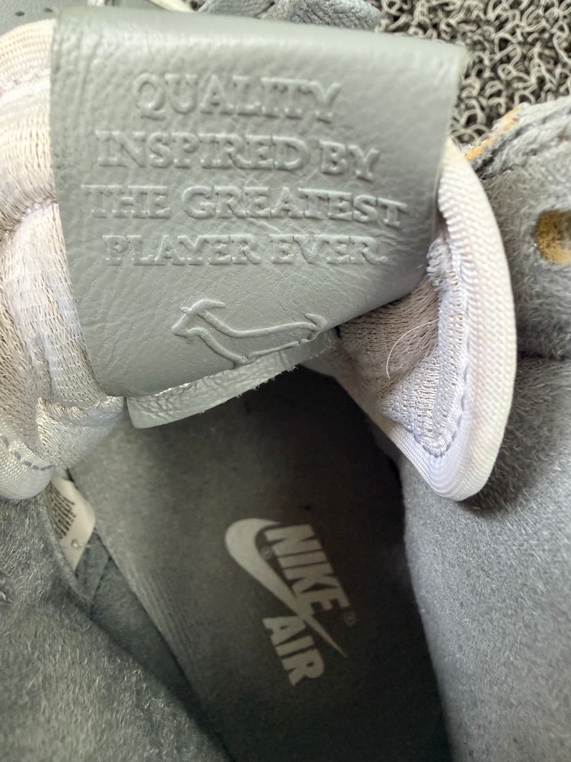 나이키 에어 조던 1 하이 회색 265mm 상품이미지6