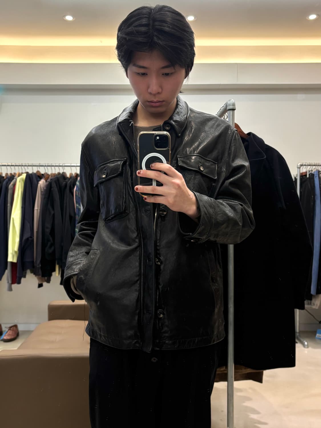 Stra Bler 가죽 자켓 상품이미지8