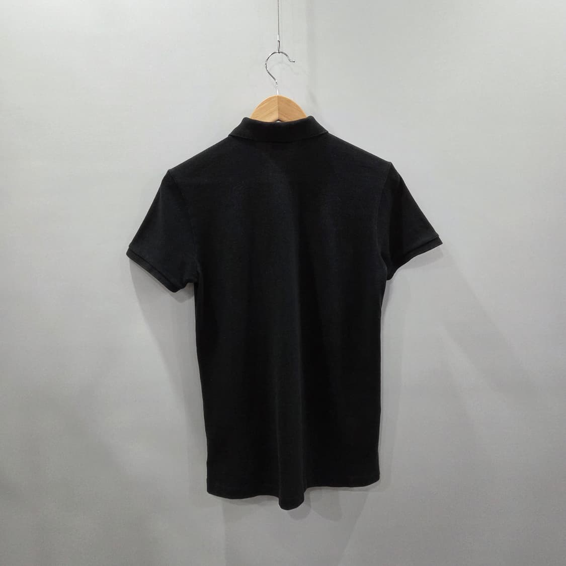 폴로랄프로렌 우먼 피케 카라 반팔티 블랙 M 상품이미지5