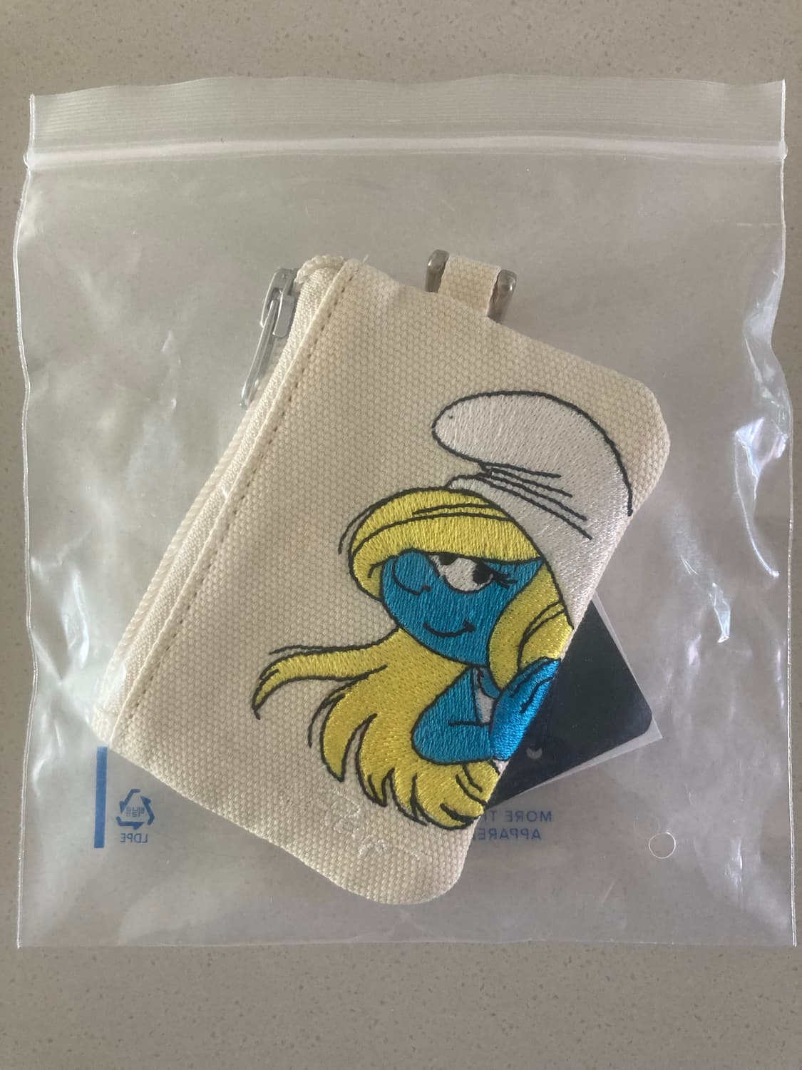 새상품) 위캔더스 스머프 콜라보 카드 지갑 상품이미지2