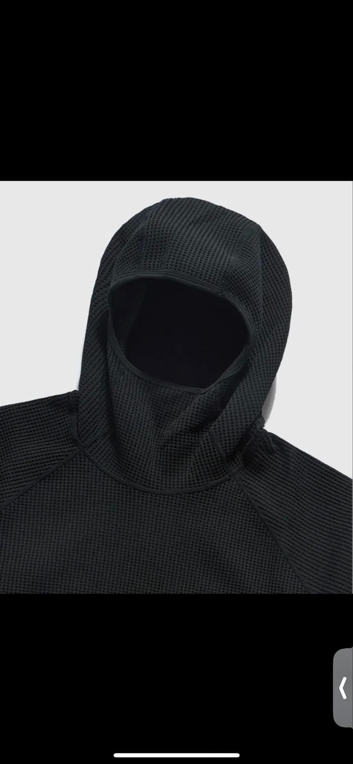 골드윈 와플 후드 블랙 5 XL 상품이미지5