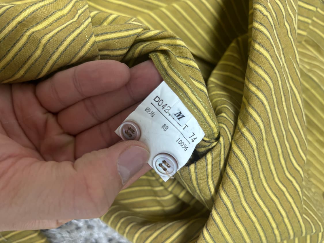 일제 PAPAS 스트라이프 셔츠 사이즈 105-110 상품이미지5