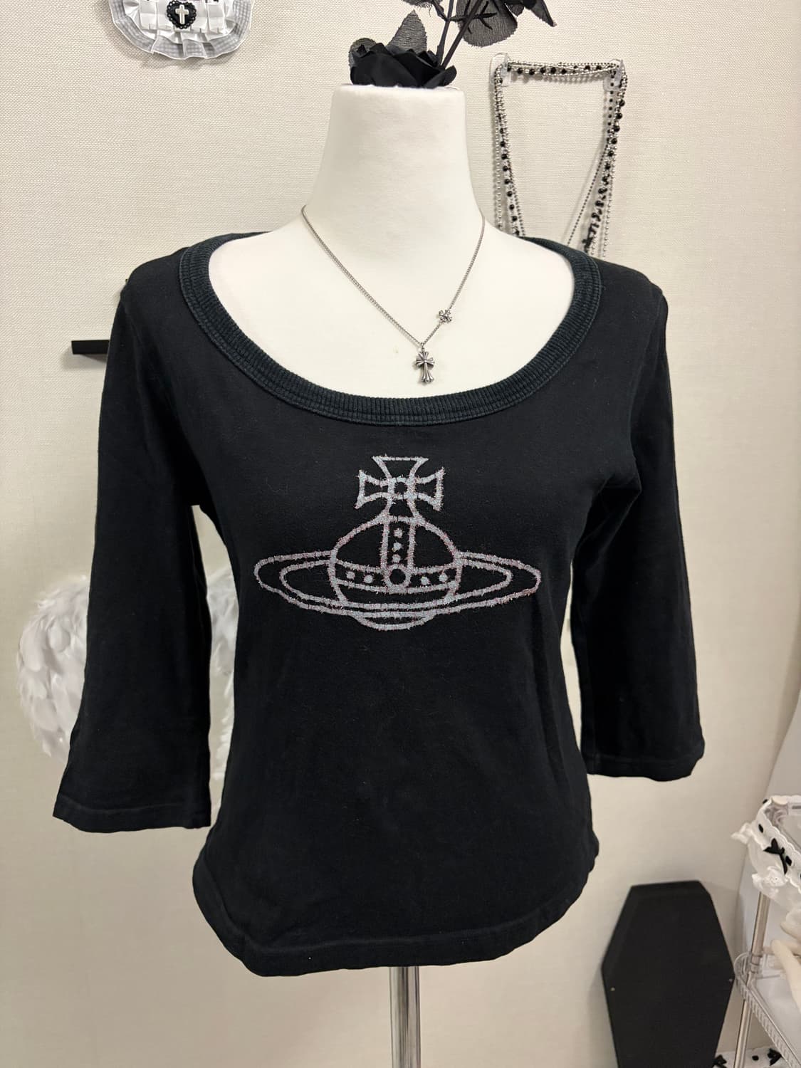 비비안웨스트우드 7부 orb 티셔츠 상품이미지3