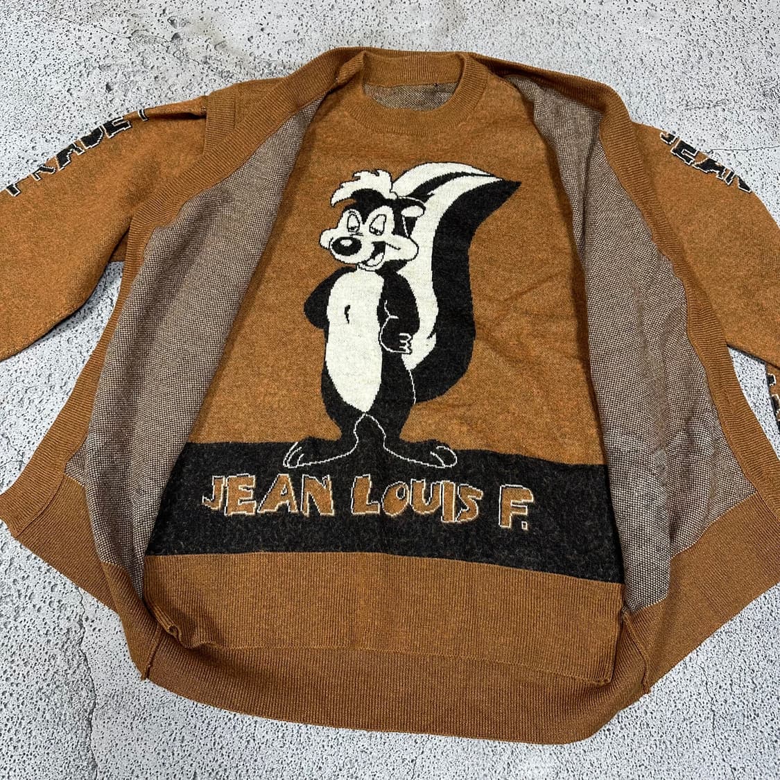 ✨ (바배) Jean Louis Fradet 90s 캐릭터 니트 스웨터  상품이미지3