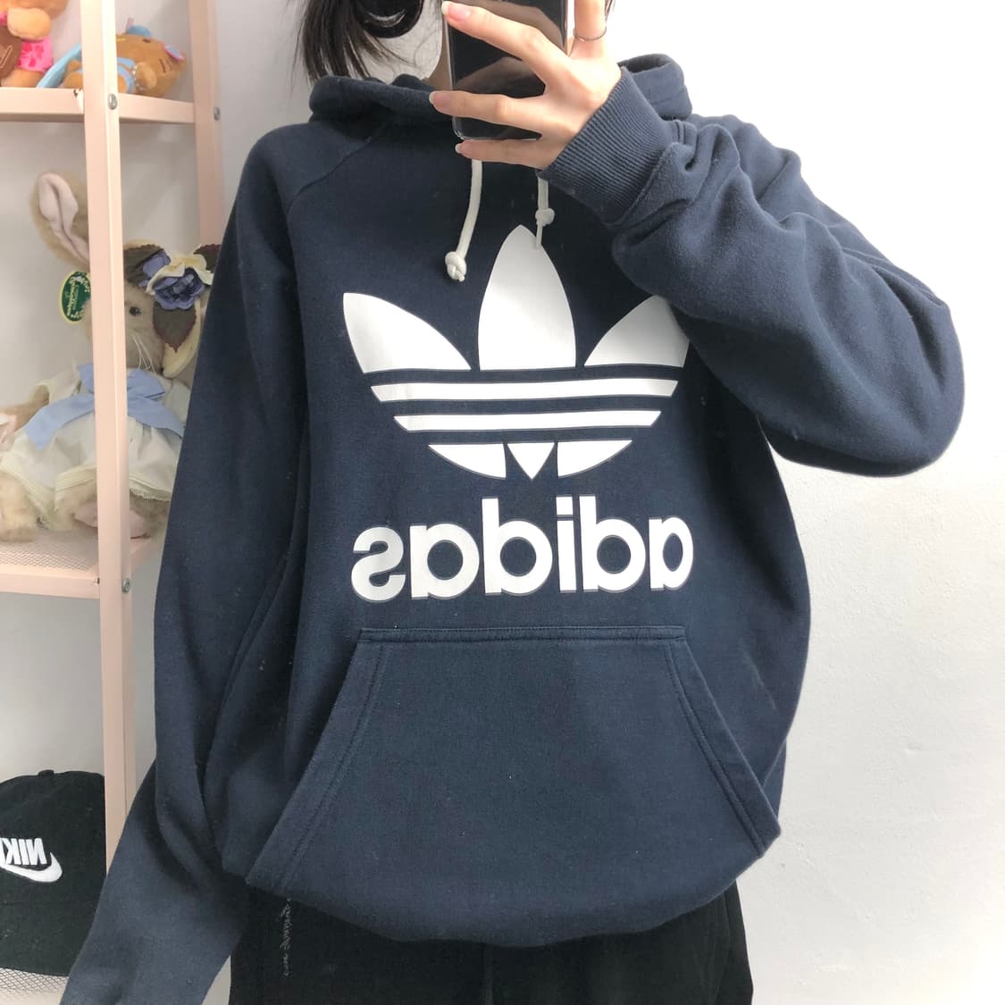 아디다스 네이비 빅파이어버드 아방 후디 상품이미지2