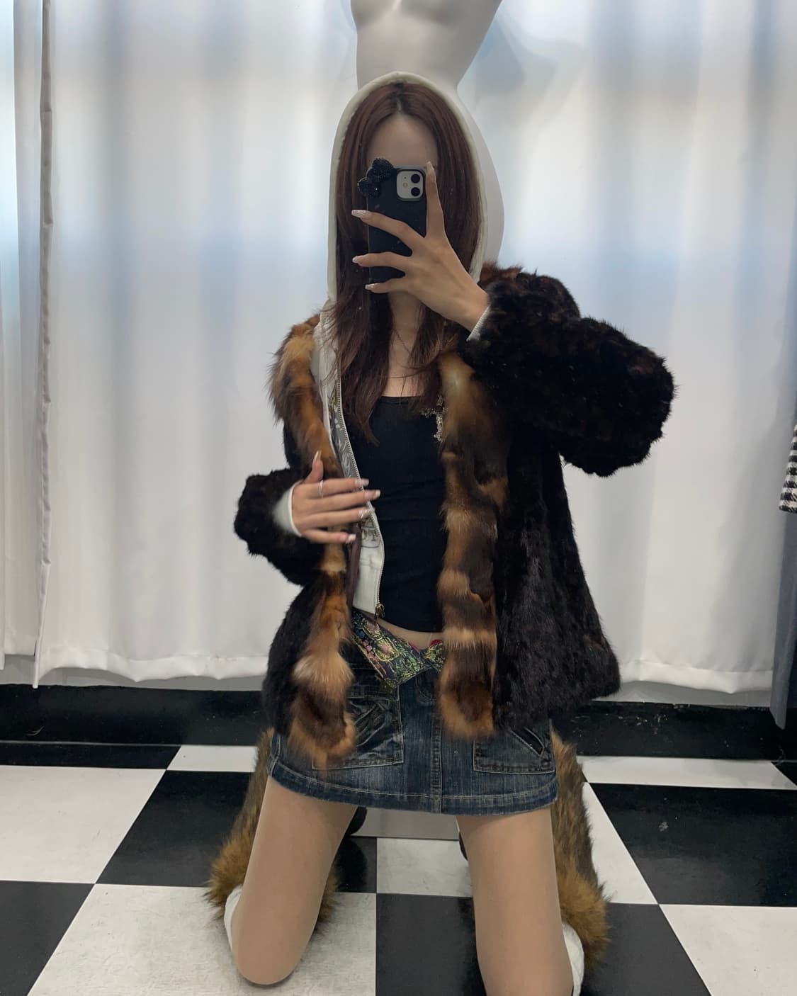 🎸브라운 퍼 자켓🎸 상품이미지4