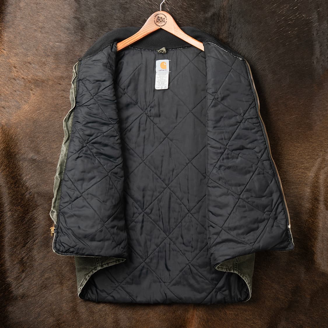 [2XL] 90s~ 칼하트 V02 USA 메이드 덕캔버스 베스트  상품이미지5