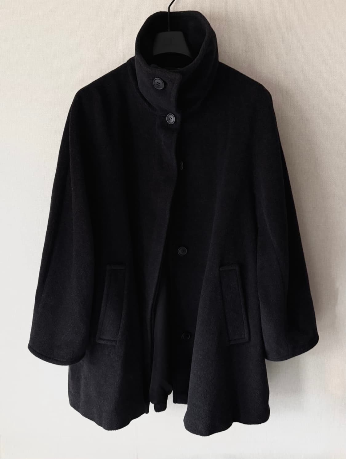 막스마라 울 100% 하이넥 반코트 상품이미지1