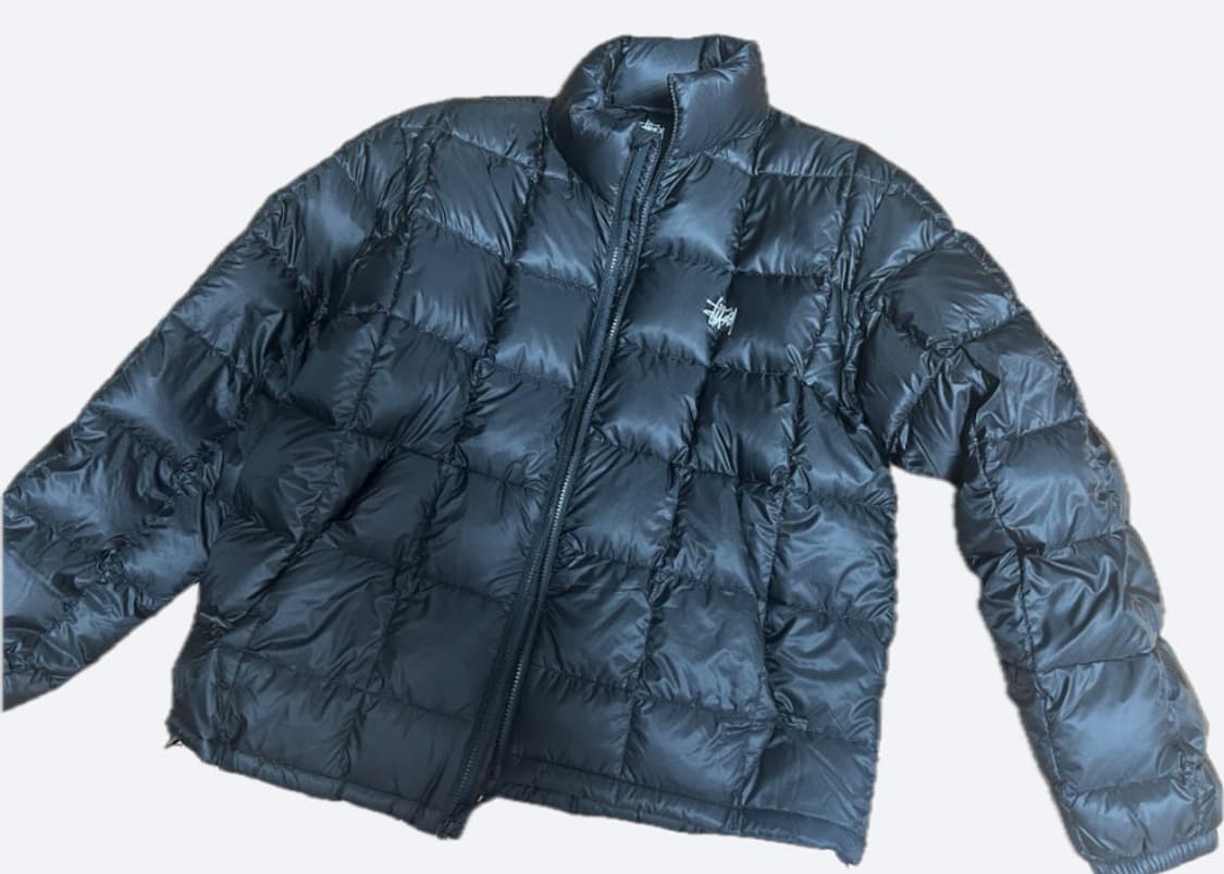 스투시 미드웨이트 푸퍼 블랙 L 상품이미지1