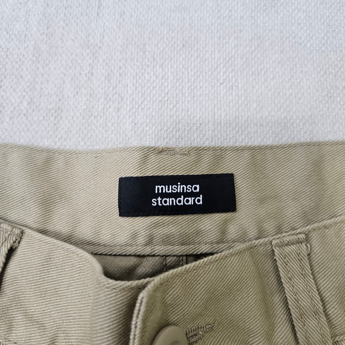 30 무신사스탠다드 베이지 치노팬츠 0331Y 상품이미지3