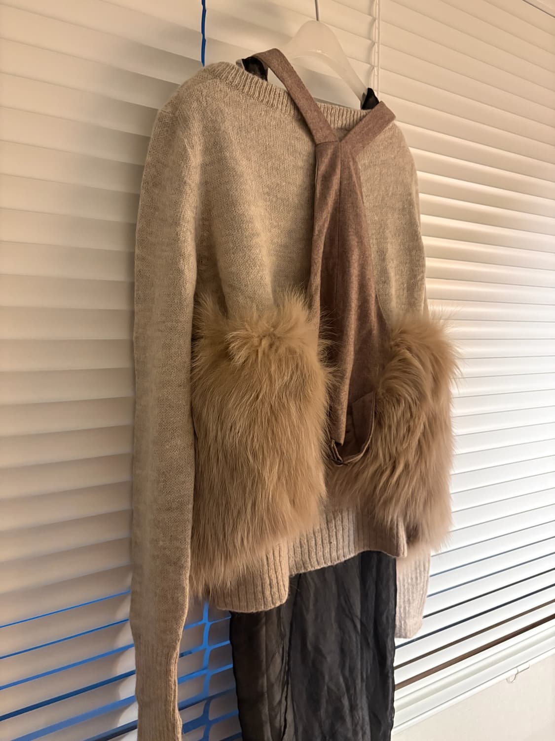 Real fur vest 상품이미지2