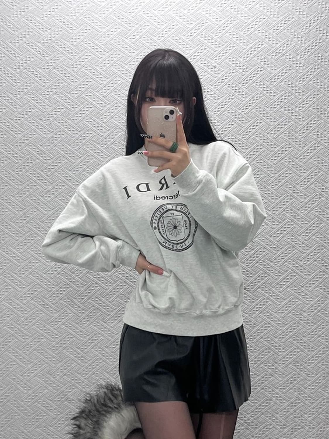 마르디메르크디 레트로 빈티지 프린팅 맨투맨 M C10293 상품이미지1