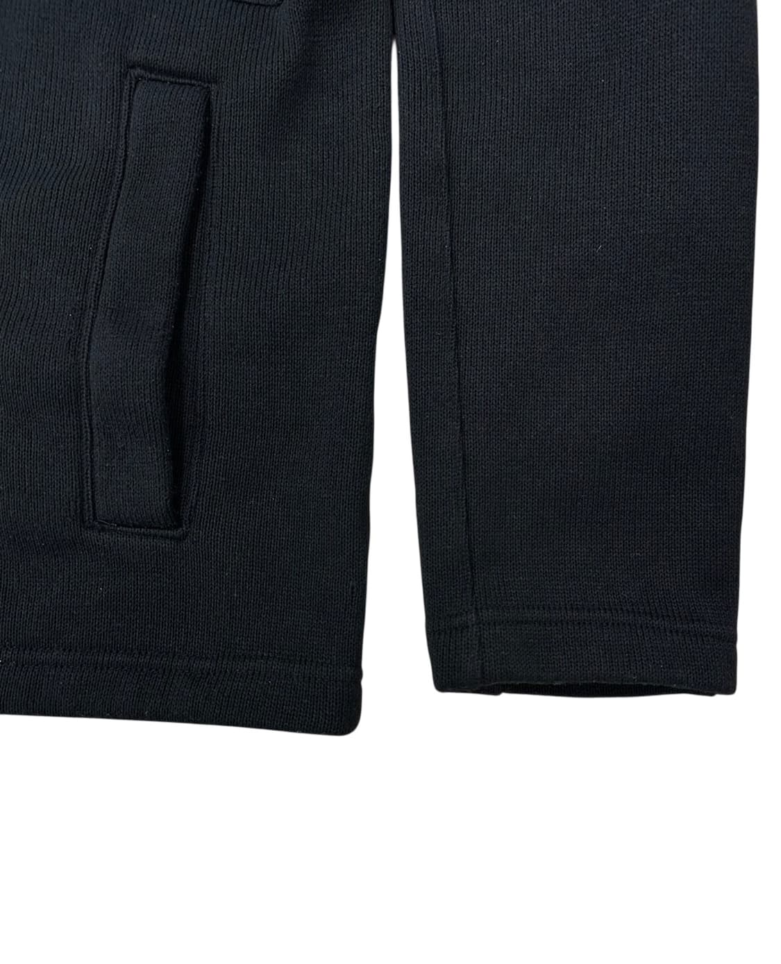 내셔널지오그래픽 기모 니트집업 블랙 (L) 상품이미지7