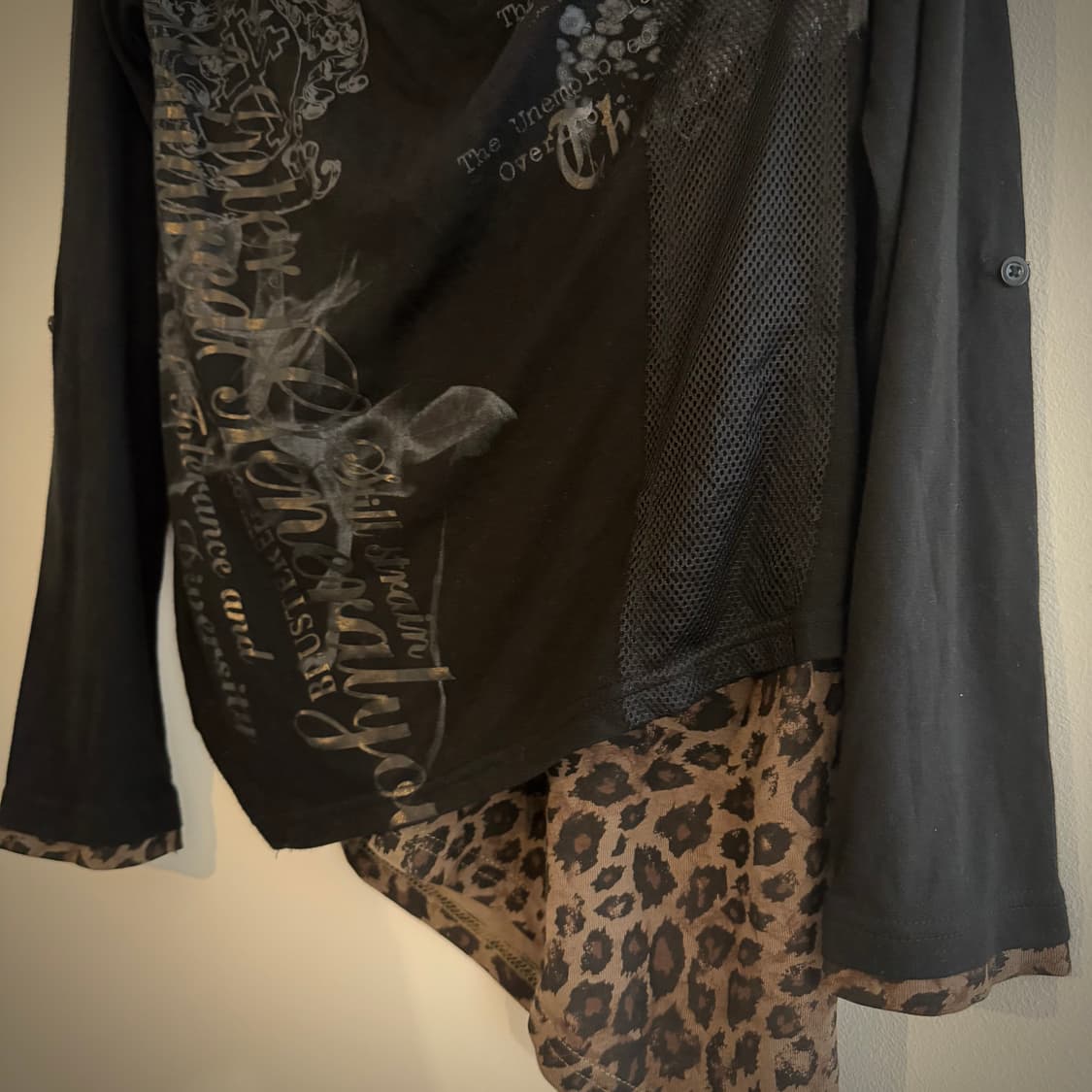 Beaumere leopard layered long sleeve 상품이미지3