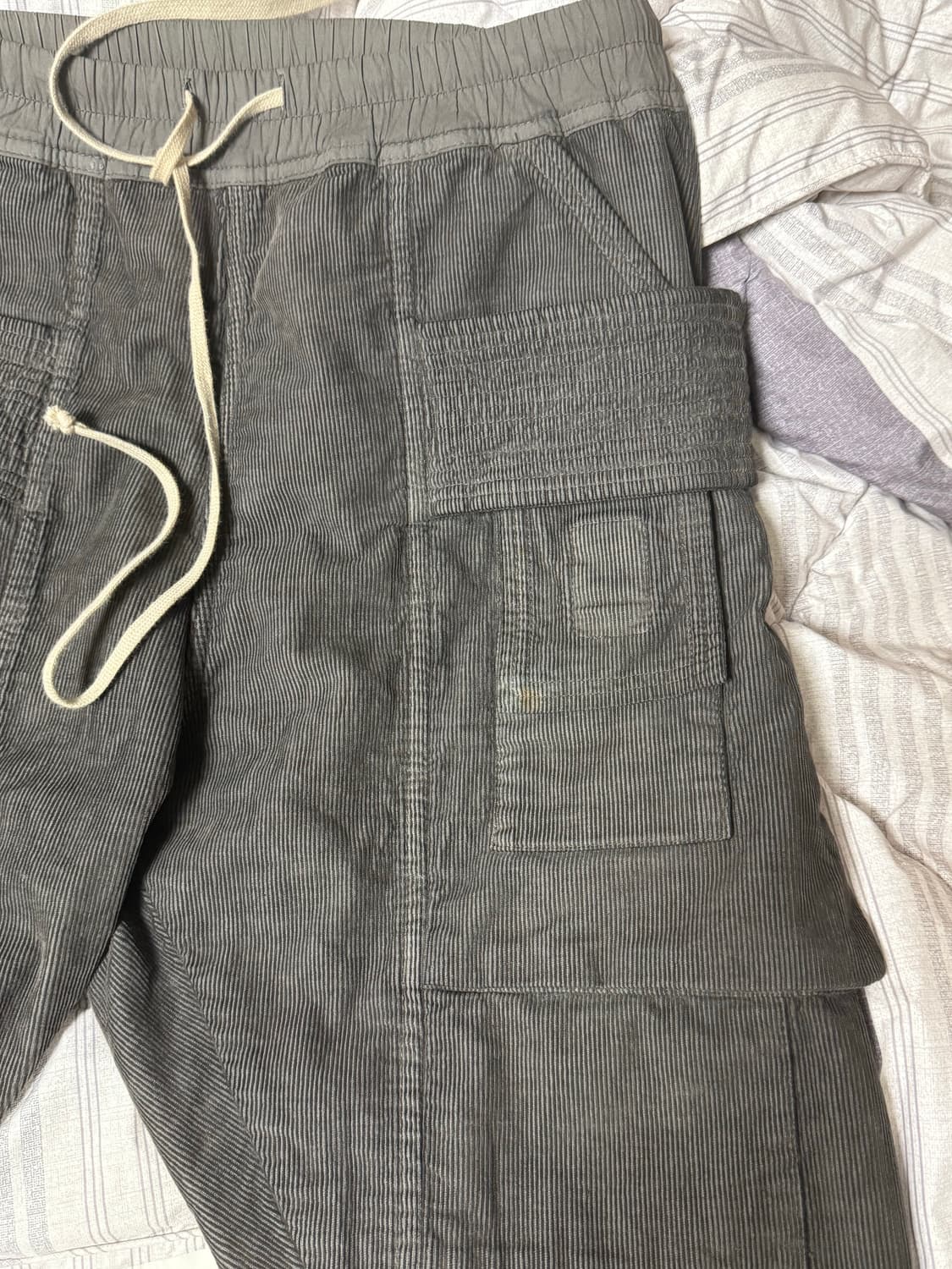 릭오웬스 코듀로이 태권도 팬츠  상품이미지2