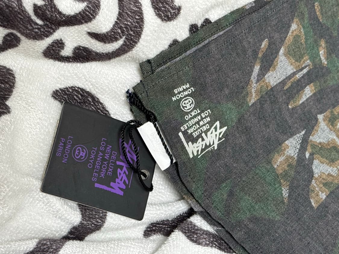 올드 스투시 카모 반다나 데드스톡 상품이미지2