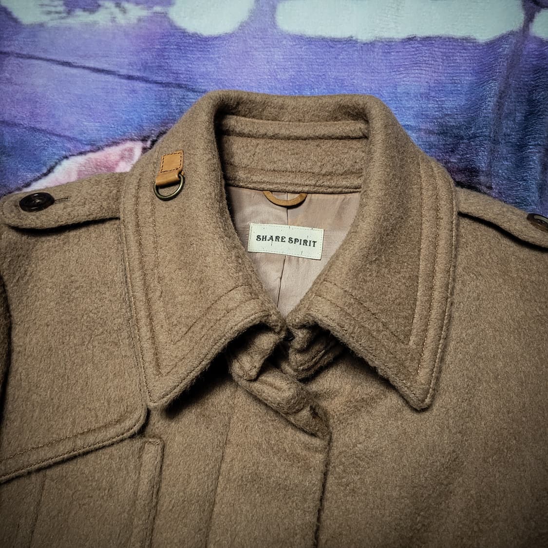 SHARE SPIRIT Wool Trench Coat 상품이미지2