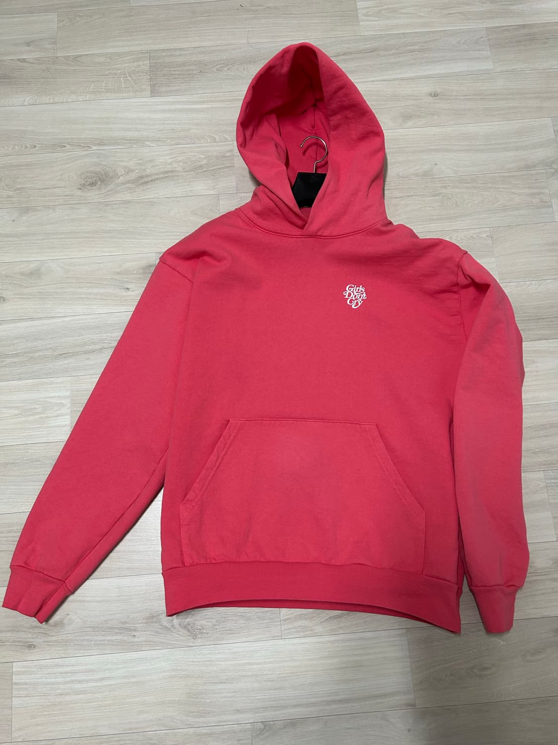 베르디 걸스돈크라이 후드 핑크 상품이미지1