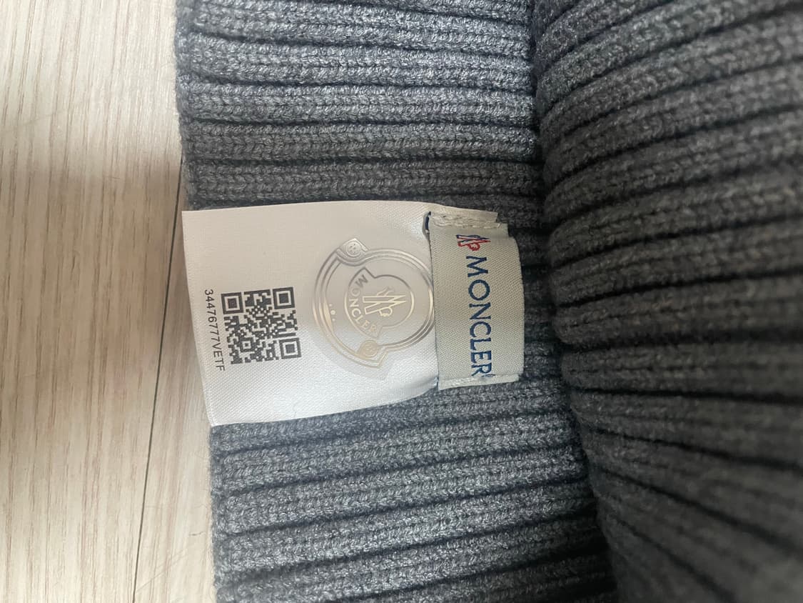 정품 몽클레어 비니 그레이 상품이미지4