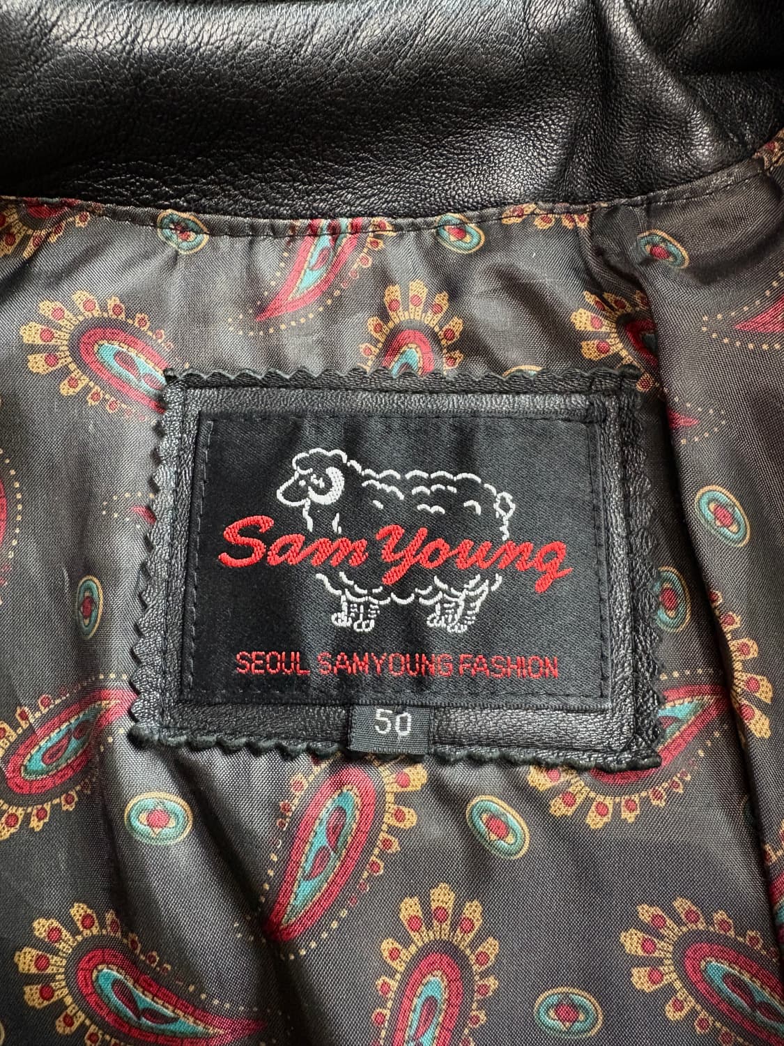 빈티지 아카이브 양가죽 램스킨 레더자켓 3212 상품이미지3