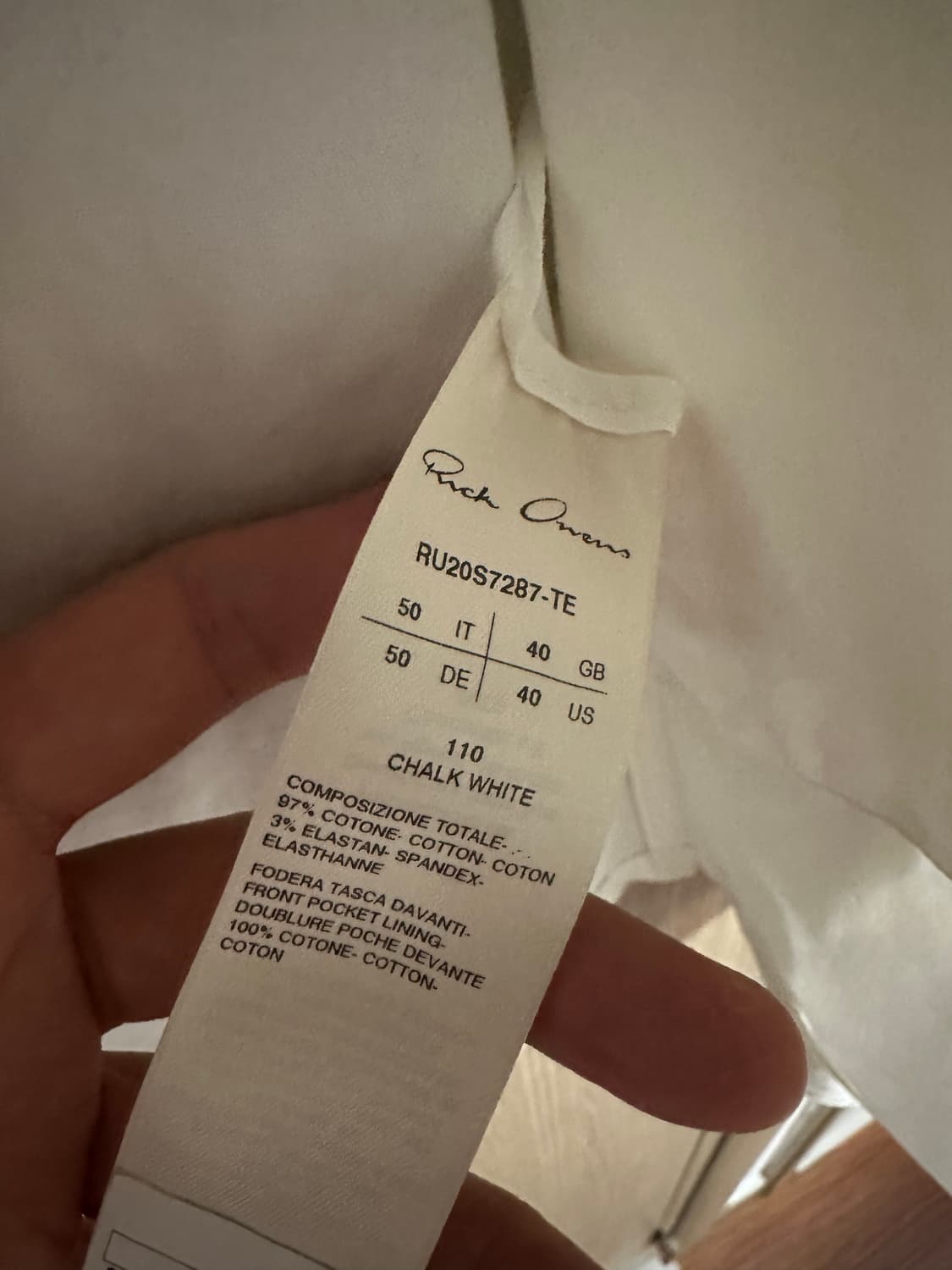 Rick owens 바우하우스 셔츠 50 상품이미지2