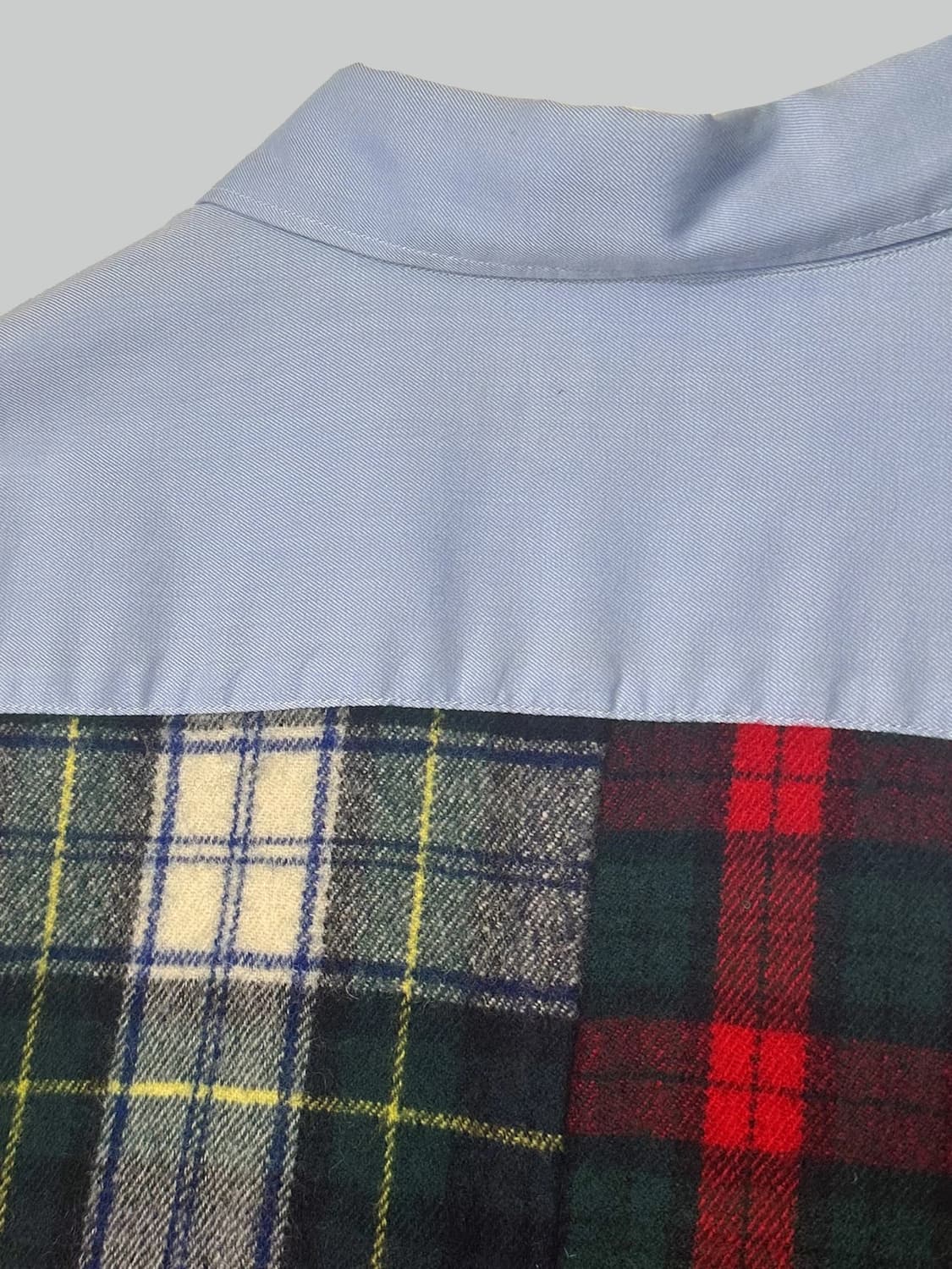 꼼데가르송 옴므 체크 패치 셔츠 상품이미지3