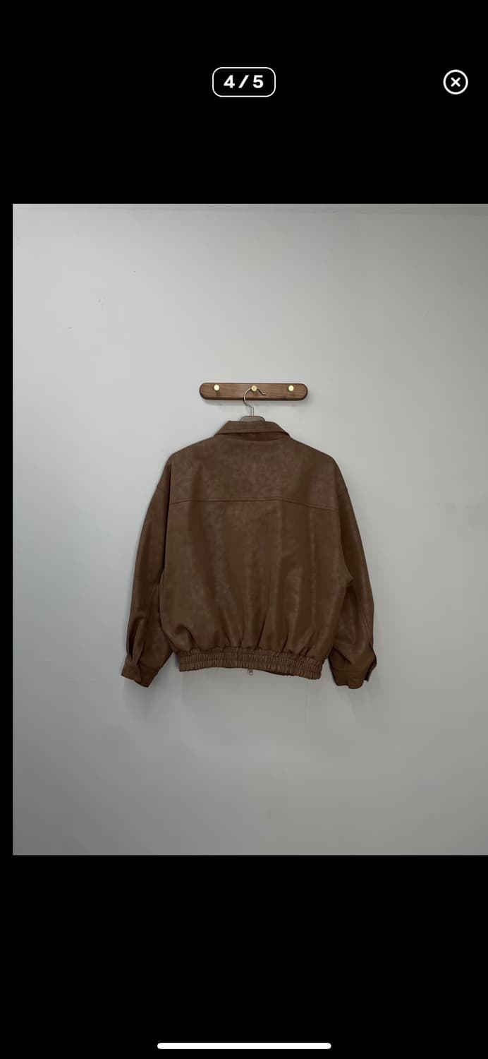 빈티지 브라운 스웨이드 가죽자켓 A2996 상품이미지4