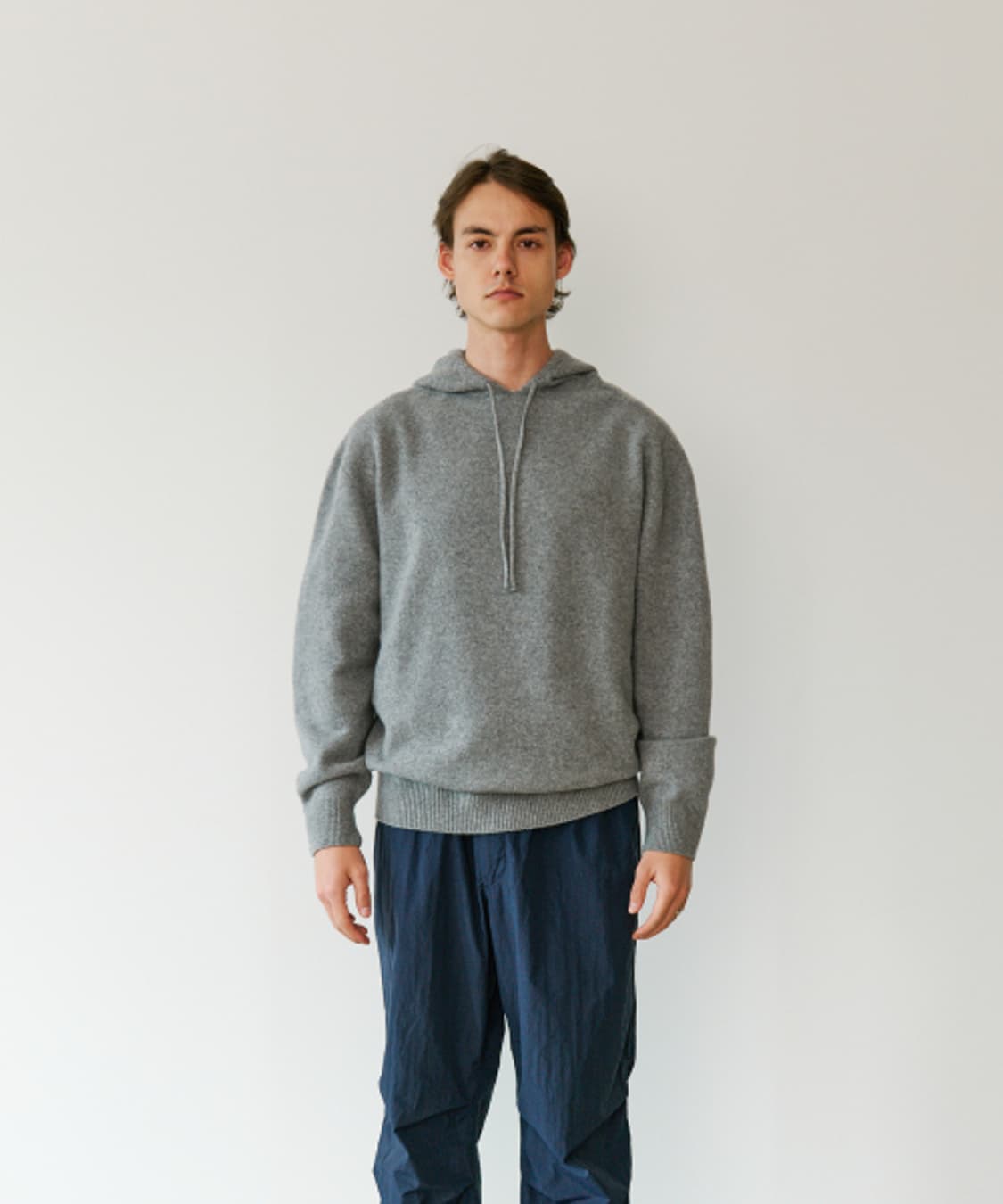 3] 폴브레이크 질롱 후드 니트 그레이 색상  판매합니다 상품이미지2