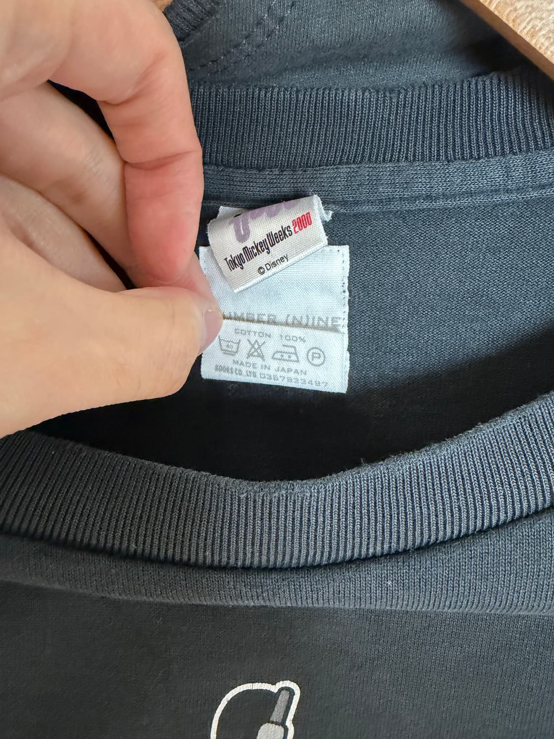 넘버나인 미키 2000년 오리지널 초판 티셔츠 상품이미지4