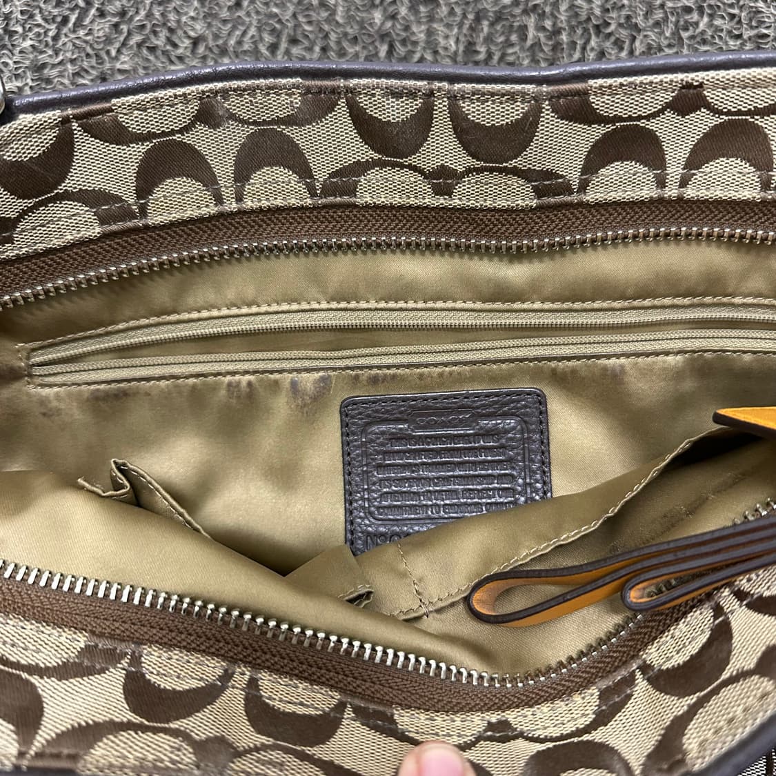 COACH 코치 여성 시그니처 캔버스 토트백 숄더백 상품이미지6