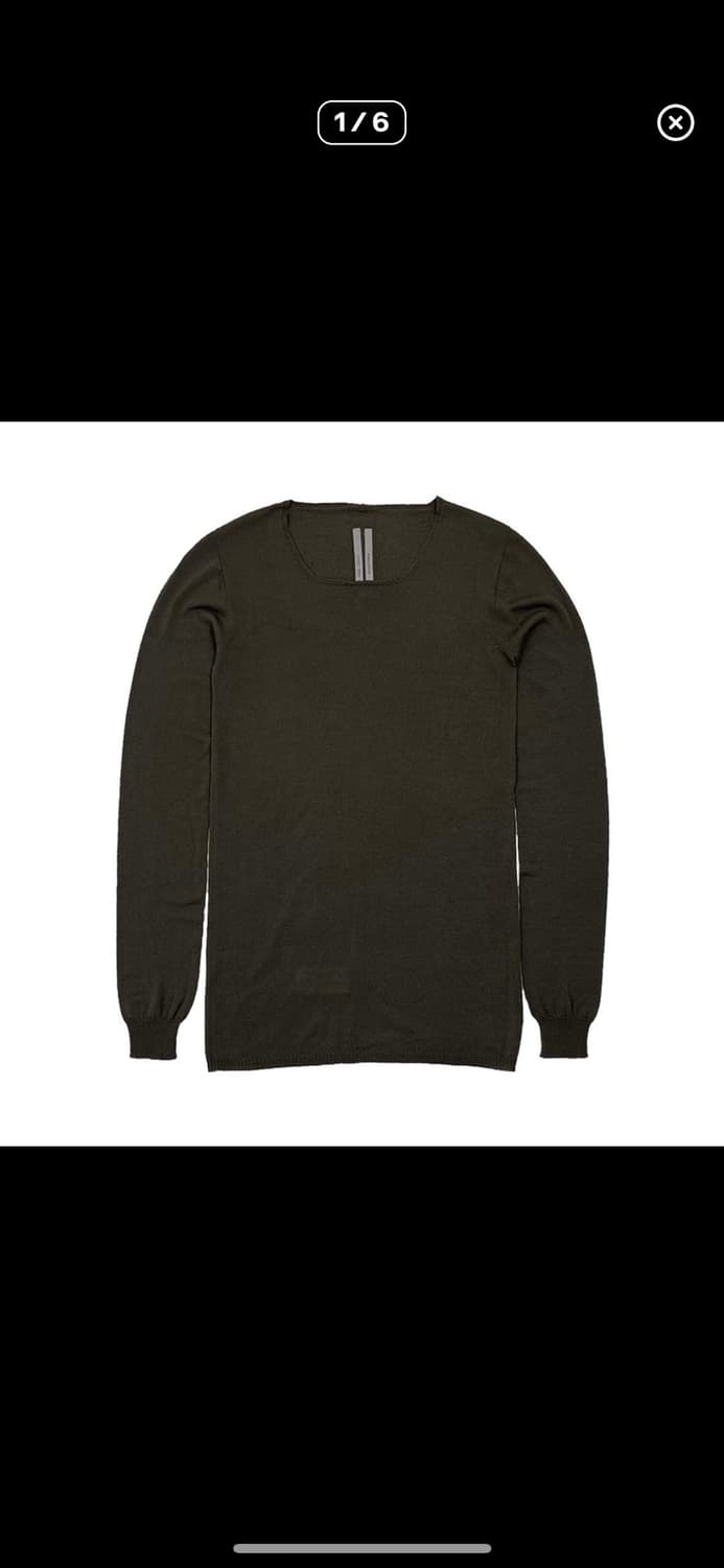 Rick owens cut and sew knit 상품이미지1