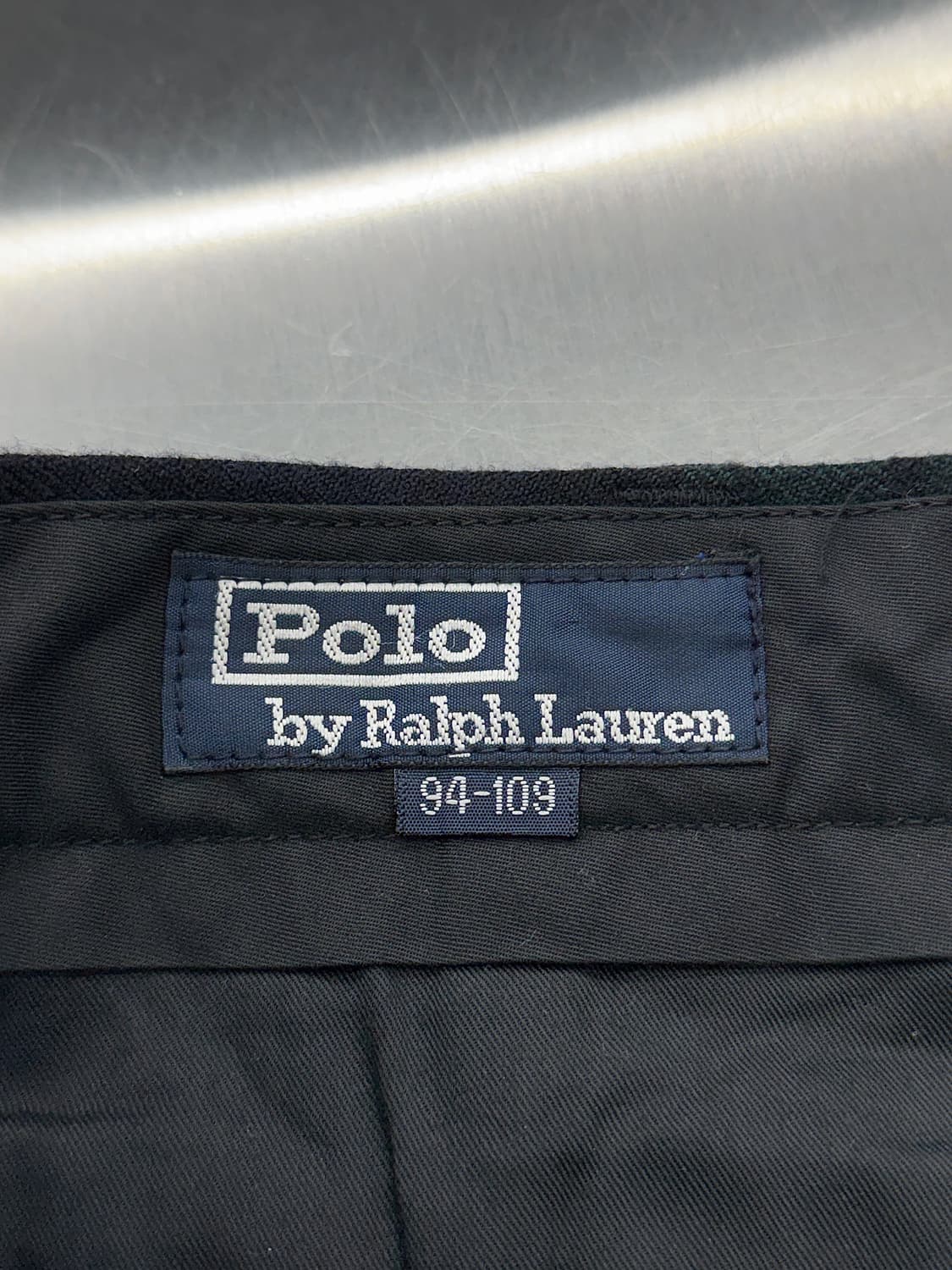 폴로 랄프로렌 블랙워치 원 턱 울 트라우저 팬츠 상품이미지7
