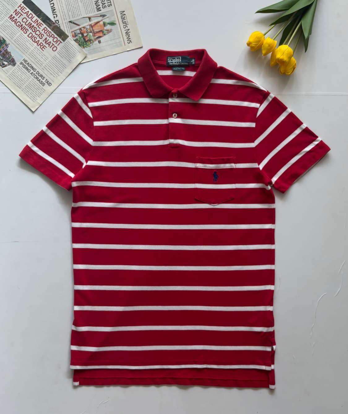 Polo 폴로랄프로렌 스트라이프 포켓 카라티  상품이미지2