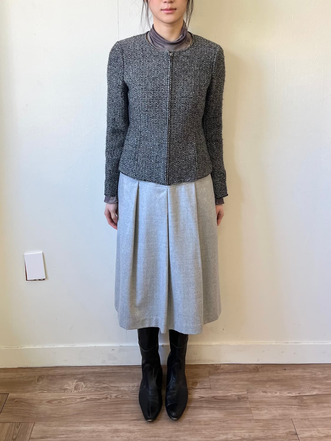 버버리 트위드 자켓 상품이미지7