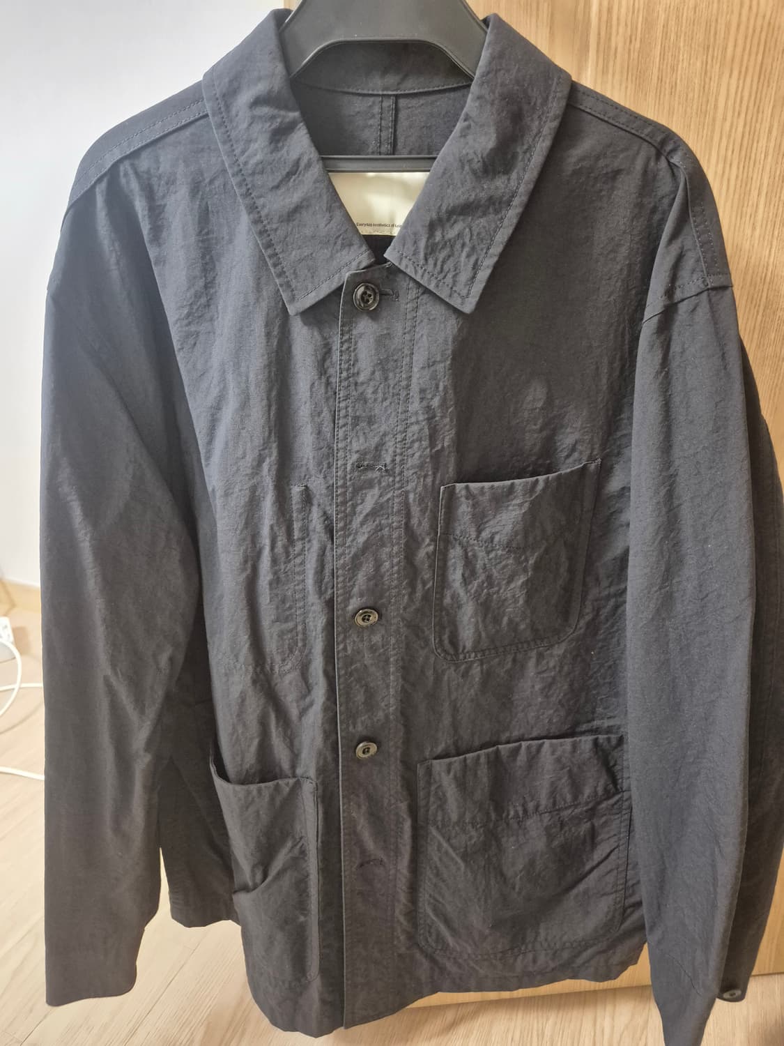 (1) 포터리 나일론 워크자켓 블랙 상품이미지1