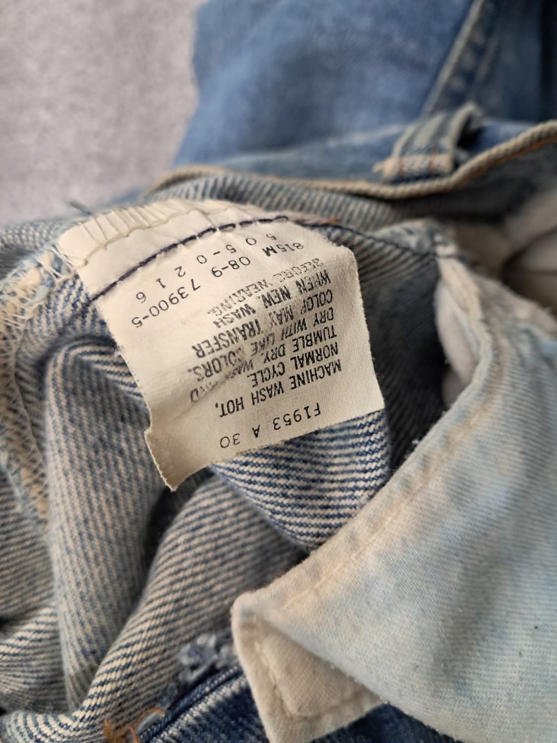 리바이스80 90s 505usa 상품이미지5