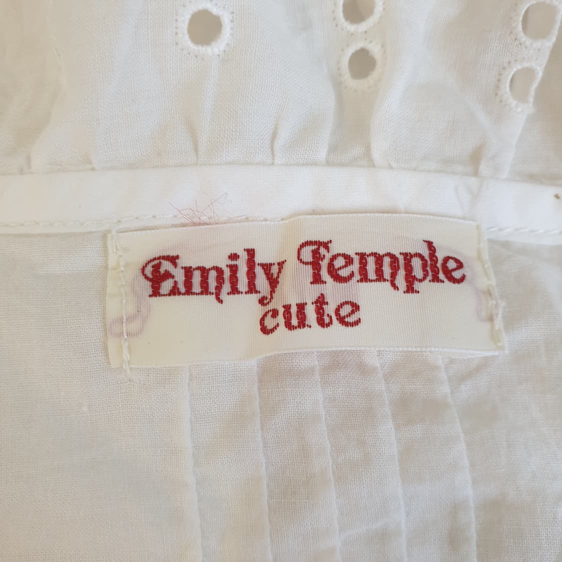 Emily Temple cute(에밀리 템플 큐트) 코튼 레이스 블라우스 상품이미지8