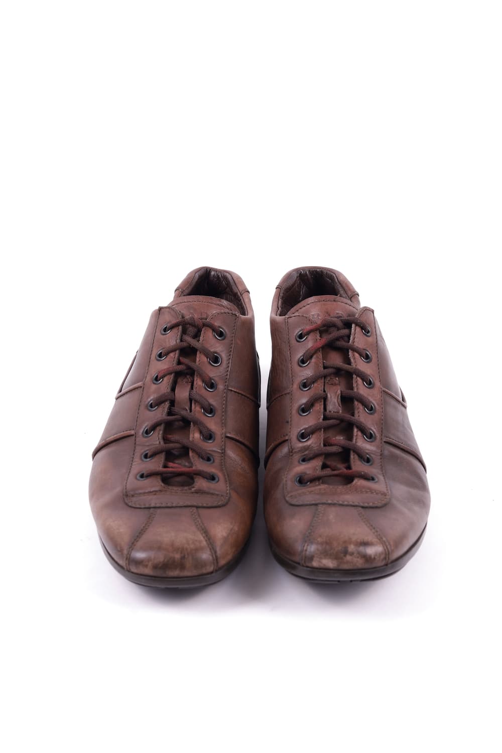 [9] 프라다 스포츠 아카이브 브라운 레더 드라이빙 스니커즈 상품이미지4