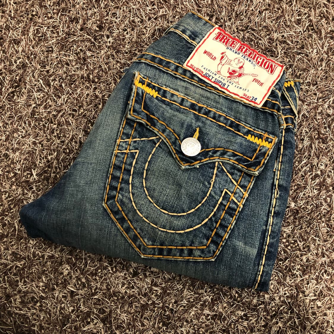 트루릴리전 Joey Super T 조이 슈퍼 티 부츠컷 데님 팬츠 상품이미지1