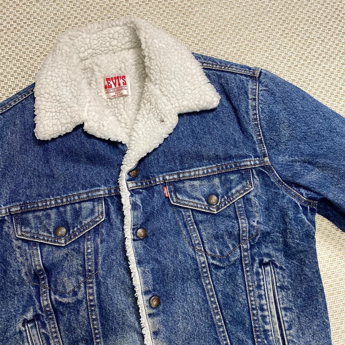 (95) 80’s 리바이스 데님 쉐르파 자켓 상품이미지3
