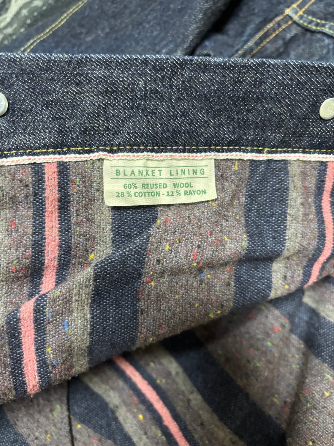 슈가케인 타입 2 블랭킷 라이너 데님 자켓 상품이미지4