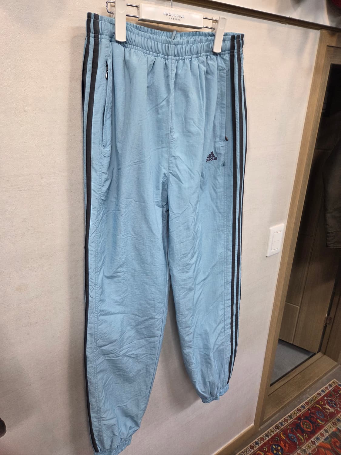 아디다스 올드스쿨 안감누빔 방풍 트랙팬츠 xl 상품이미지5
