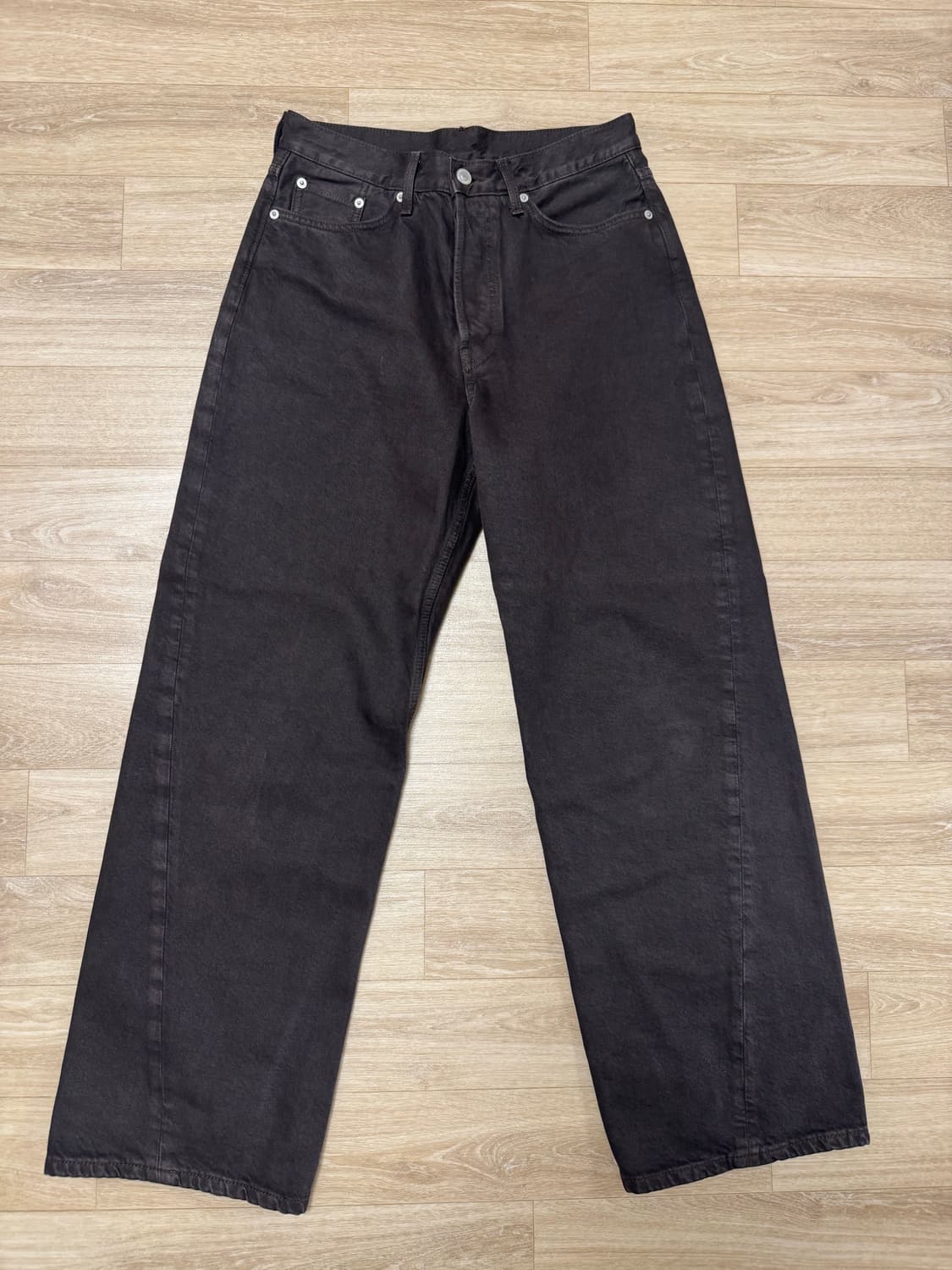 COS 파사드 스트레이트 레그 진 브라운 상품이미지1