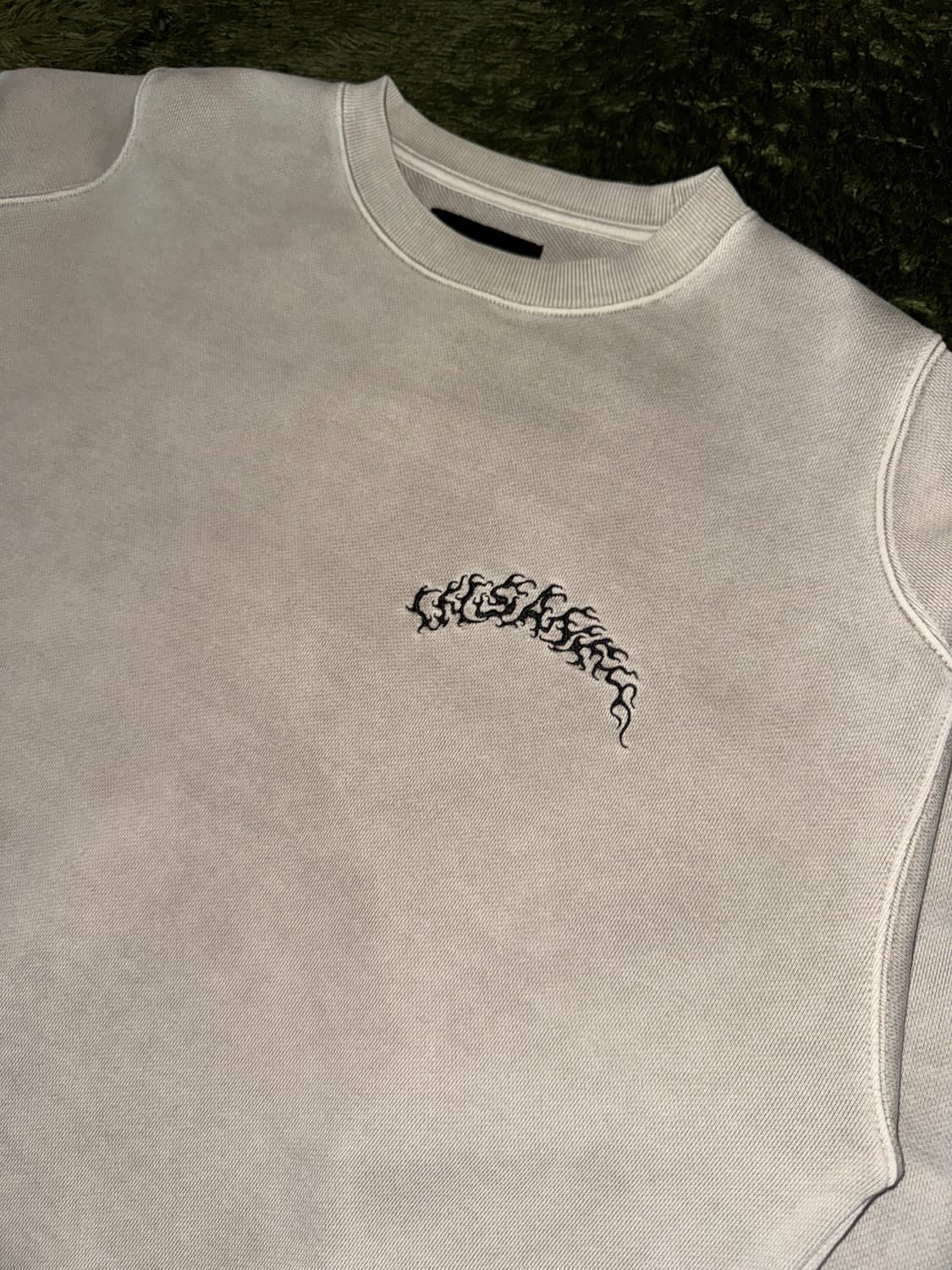 [2] 인세인 개러지 엠브로이더리 릴렉스 핏 워시드 스웻셔츠 상품이미지2