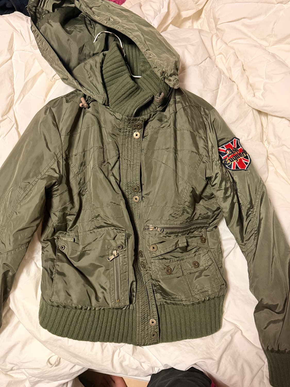 유니온잭 갸루 패딩 상품이미지2