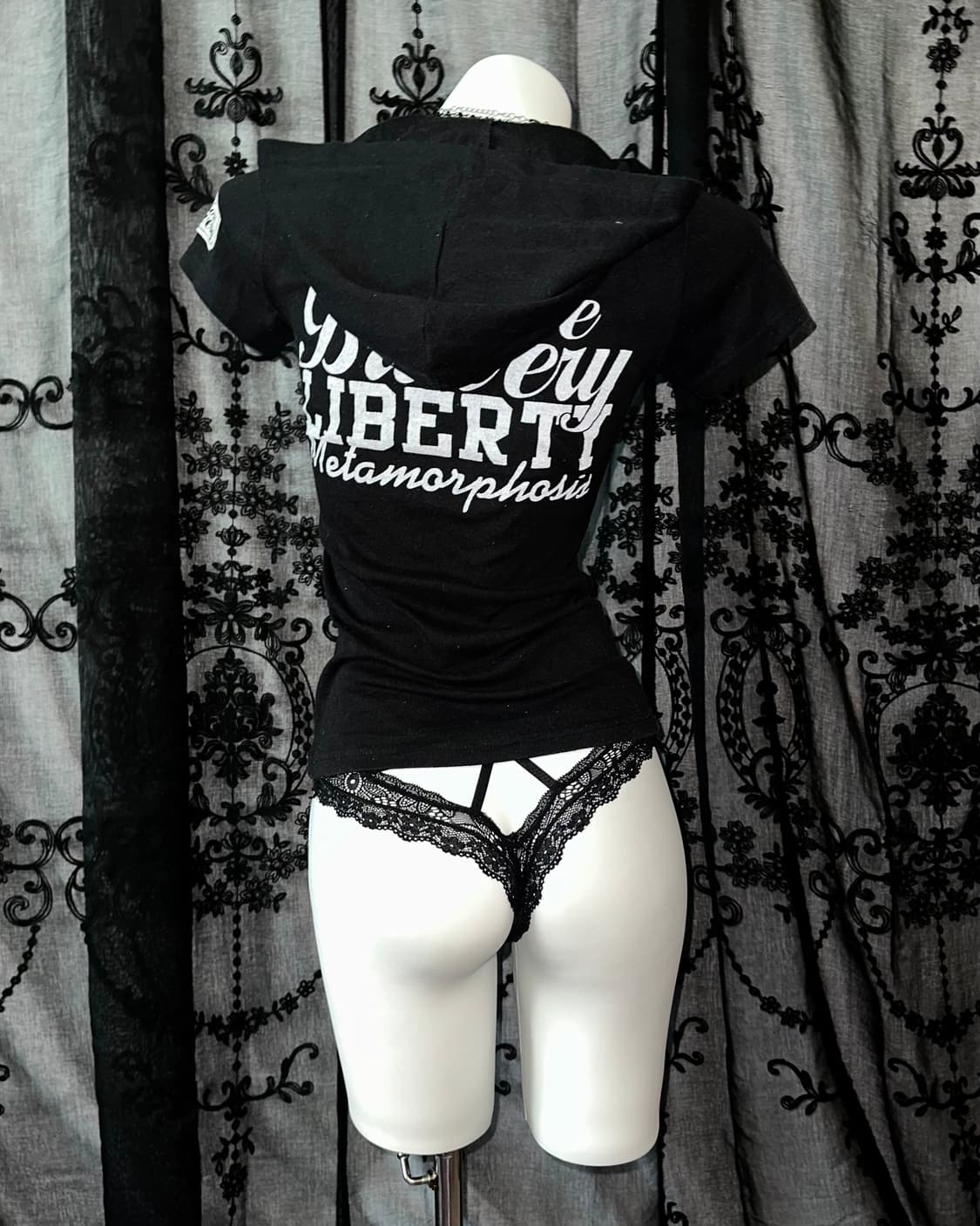 Black Hood Short-Sleeved 상품이미지4