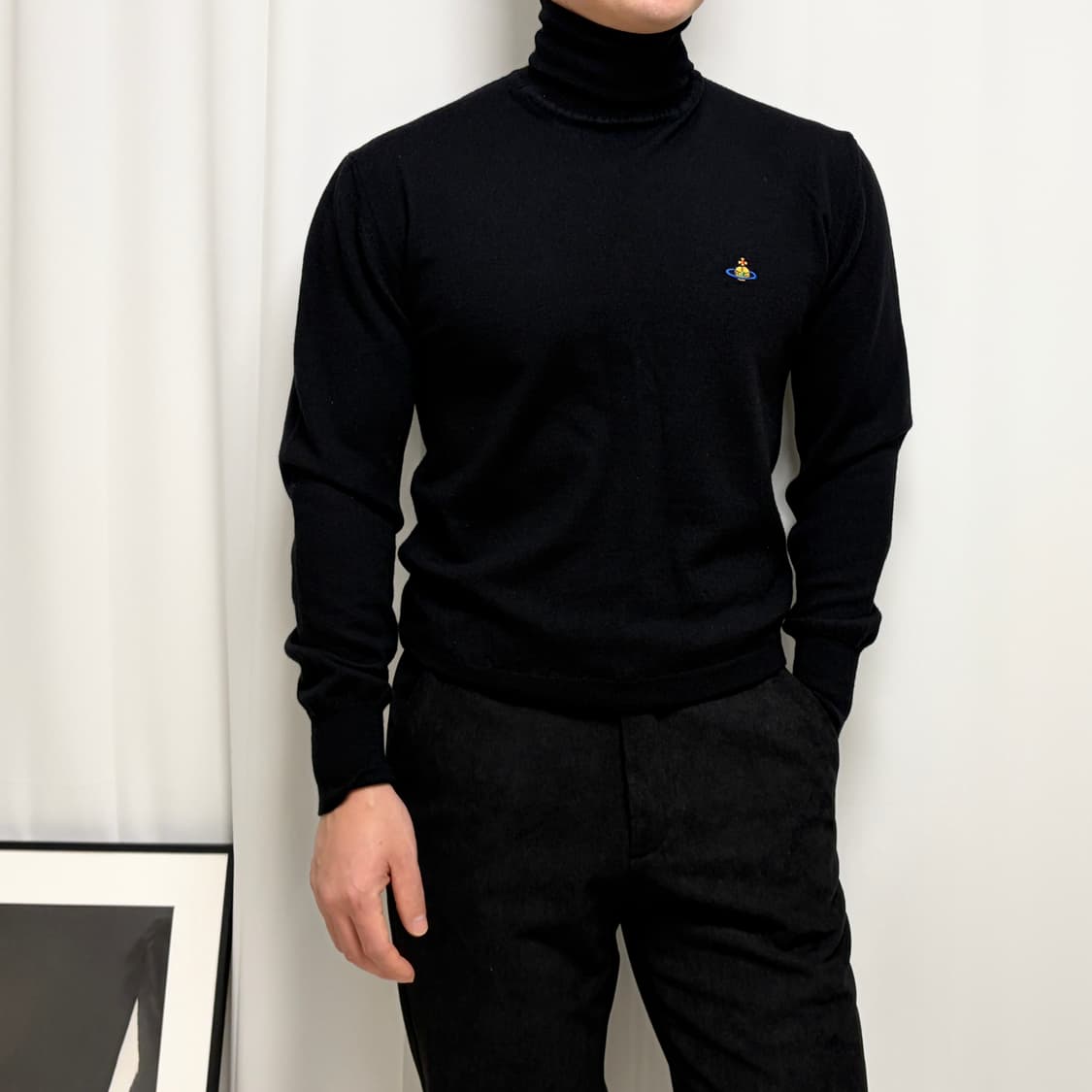 비비안웨스트우드 남성 클래식 하이넥 울 니트 상품이미지6