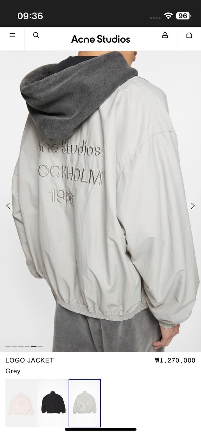 아크네 로고집업 자켓 상품이미지4