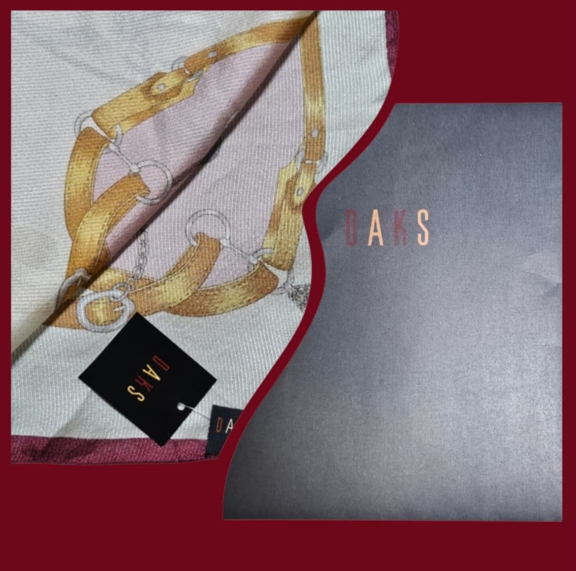 [정품/새상품] 닥스(DAKS) 100% 실크스카프(상태 최상/선물추천) 상품이미지2
